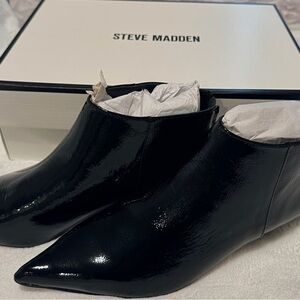 Steve Madden Black Ankle Boots
